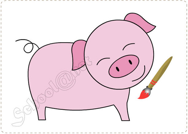 vẽ con lợn