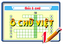 Ô chữ Việt. Dành cho giáo viên. Dạng 1