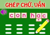 Xếp chữ ghép vần dành cho giáo viên