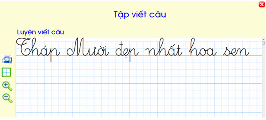 tập viết chữ Việt - tiểu học