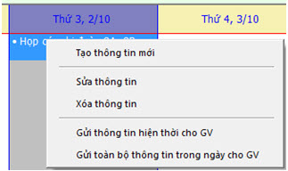 thời khóa biểu TKB Man Viewer dành cho hiệu trưởng