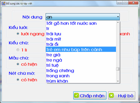 tập viết chữ việt