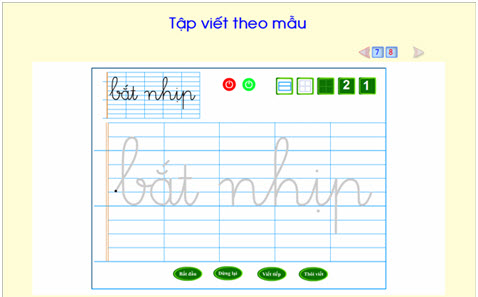 tập viết tiểu học