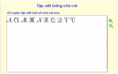 tập viết tiểu học