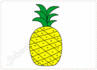 em vẽ Quả dứa