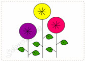 bé mẫu giáo vẽ cây cỏ hoa lá