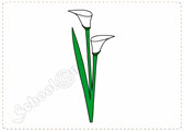 bé mẫu giáo vẽ cây cỏ hoa lá