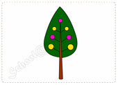 bé mẫu giáo vẽ cây cỏ hoa lá